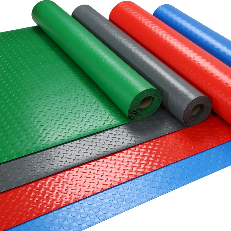 Pisos de PVC de colores Pisos de plástico antideslizante 